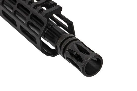 The Aero Precision M4E1 threaded upper receiver group features an A2 flash hider